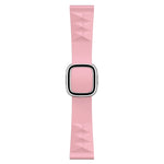 Modern Style Silicone Replacement Strap Watchband For Apple Watch Series 6 & SE & 5 & 4 40mm / 3 & 2 & 1 38mm, Black Buckle, Rose Gold Buckle, Silver Buckle