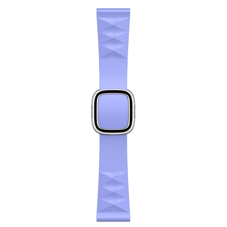 Modern Style Silicone Replacement Strap Watchband For Apple Watch Series 6 & SE & 5 & 4 40mm / 3 & 2 & 1 38mm, Black Buckle, Rose Gold Buckle, Silver Buckle