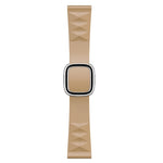 Modern Style Silicone Replacement Strap Watchband For Apple Watch Series 6 & SE & 5 & 4 40mm / 3 & 2 & 1 38mm, Black Buckle, Rose Gold Buckle, Silver Buckle