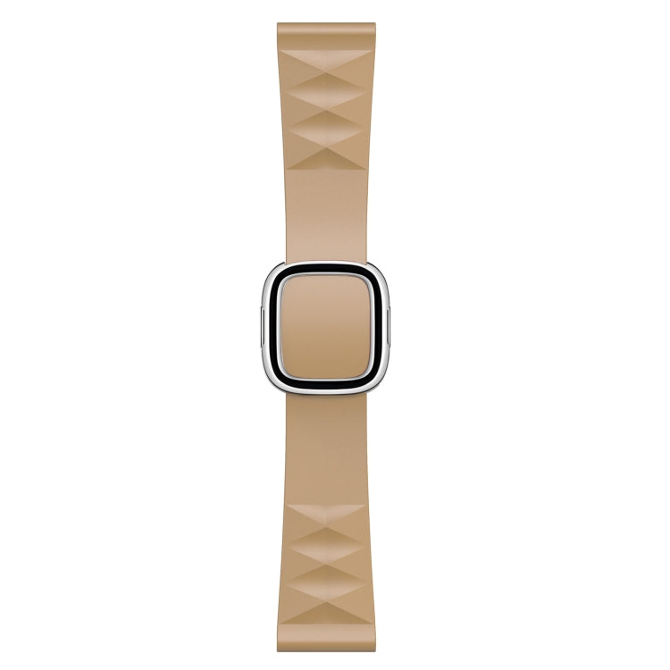 Modern Style Silicone Replacement Strap Watchband For Apple Watch Series 6 & SE & 5 & 4 40mm / 3 & 2 & 1 38mm, Black Buckle, Rose Gold Buckle, Silver Buckle