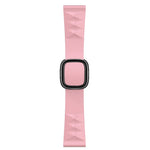 Modern Style Silicone Replacement Strap Watchband For Apple Watch Series 6 & SE & 5 & 4 44mm / 3 & 2 & 1 42mm, Black Buckle, Rose Gold Buckle, Silver Buckle