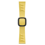 Modern Style Silicone Replacement Strap Watchband For Apple Watch Series 6 & SE & 5 & 4 44mm / 3 & 2 & 1 42mm, Black Buckle, Rose Gold Buckle, Silver Buckle