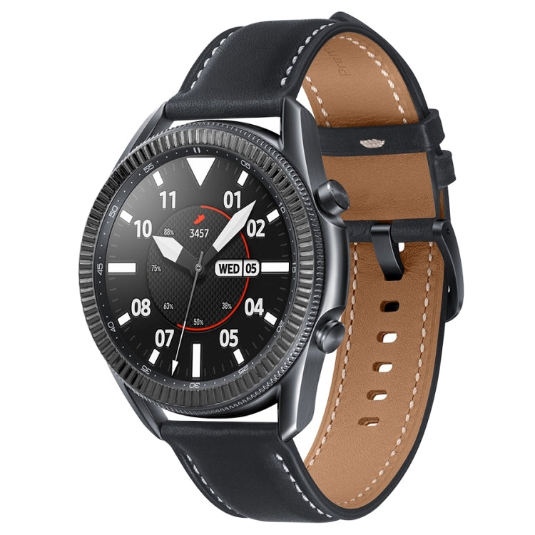 Lünettenring mit Wellenstruktur für Smartwatches, passend für Samsung Galaxy Watch 3 (41 mm) und Samsung Galaxy Watch 3 (45 mm).