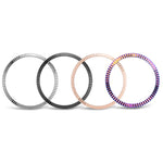 Lünettenring mit Wellenstruktur für Smartwatches, passend für Samsung Galaxy Watch 3 (41 mm) und Samsung Galaxy Watch 3 (45 mm).