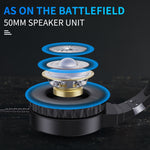 HXSJ F16 3.5mm + USB Port RGB Light Stereo Gaming Headset with Microphone