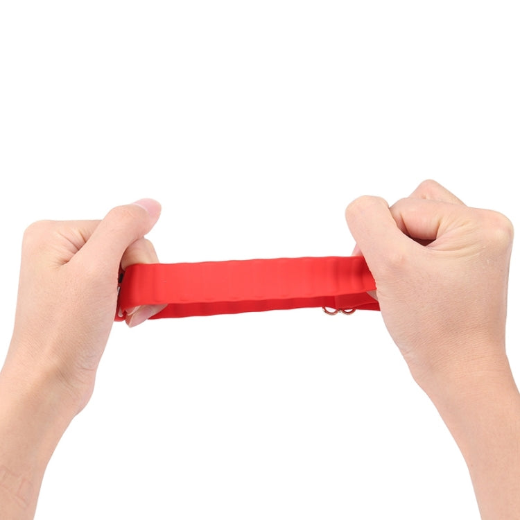 Japanese Word Buckle Silicone Replacement Watchband For Apple Watch Series, 7 45mm / 6 & SE & 5 & 4 44mm / 3 & 2 & 1 42mm, 7 41mm / 6 & SE & 5 & 4 40mm / 3 & 2 & 1 38mm