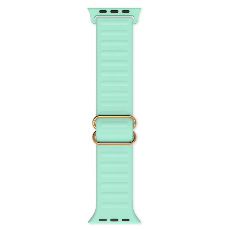 Japanese Word Buckle Silicone Replacement Watchband For Apple Watch Series, 7 45mm / 6 & SE & 5 & 4 44mm / 3 & 2 & 1 42mm, 7 41mm / 6 & SE & 5 & 4 40mm / 3 & 2 & 1 38mm