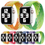 Single Loop Weaving Nylon Replacement Watchband, Size: M 145mm For Apple Watch Series 6 & SE & 5 & 4 40mm / 3 & 2 & 1 38mm, M 145mm 40mm / 38 mm