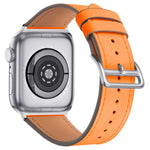 Small Waist Leather Replacement Strap Watchband, For Apple Watch Series 7  41mm / & 6 & SE & 5 & 4 40mm, For Apple Watch Series  7  45mm / & 6 & SE & 5 & 4 44mm