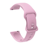 For Garmin Venu / Samsung Galaxy Watch Active 2 Universal Inner Back Buckle Perforation Silicone Replacement Strap Watchband, 20mm, 22mm