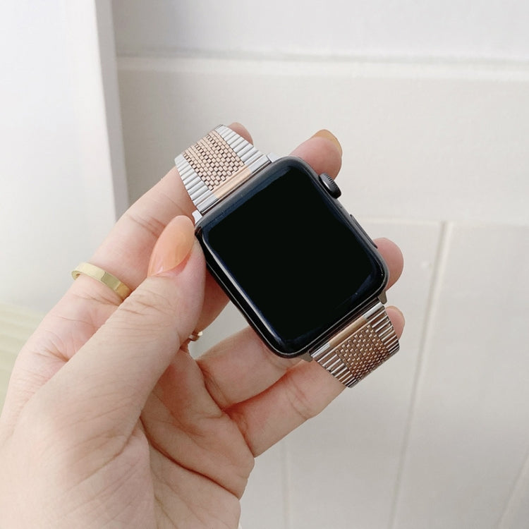 Small Waist Steel Replacement Strap Watchband, For Apple Watch Series 7  41mm / & 6 & SE & 5 & 4 40mm, For Apple Watch Series  7  45mm / & 6 & SE & 5 & 4 44mm