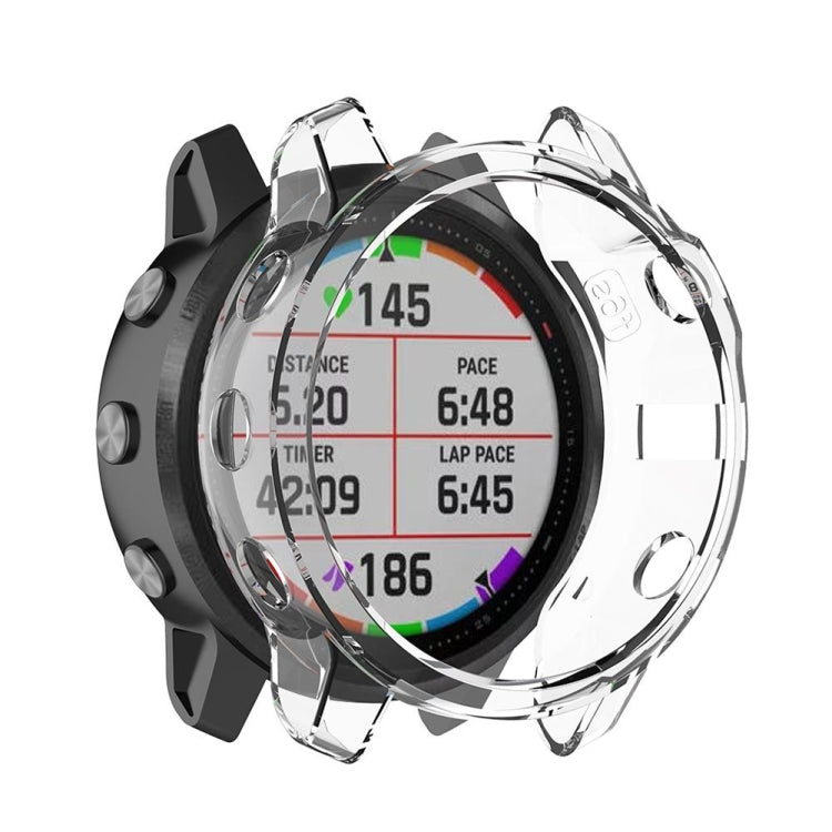 Smart Watch Half Coverage TPU Protective Case, For Garmin Fenix 6 / 6 Pro, For Garmin Fenix 6S / 6S Pro, For Garmin Fenix 6X / 6X Pro