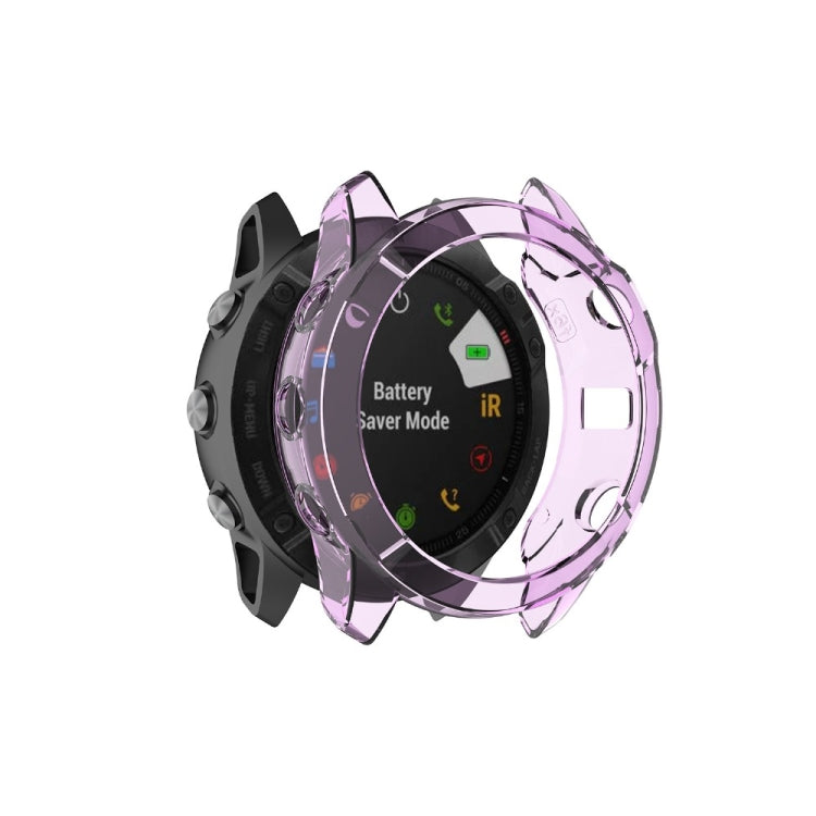 Smart Watch Half Coverage TPU Protective Case, For Garmin Fenix 6 / 6 Pro, For Garmin Fenix 6S / 6S Pro, For Garmin Fenix 6X / 6X Pro
