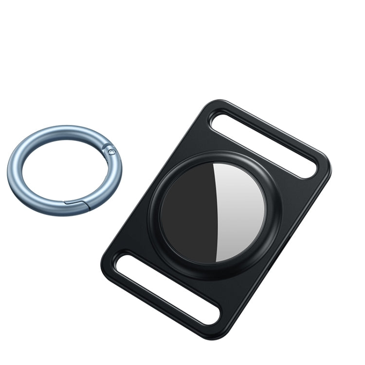 Magnetic Metal Protective Cover Case with Switchable Keychain Ring For AirTag 2nd Gen / AirTag 1st Gen
