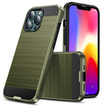Brushed Texture Carbon Fiber TPU Case, For iPhone 13 mini, For iPhone 13, For iPhone 13 Pro, For iPhone 13 Pro Max
