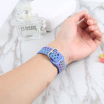 Metal Buckle Silicone Replacement Watchband For Apple Watch Series, 7 41mm / 6 & SE & 5 & 4 40mm / 3 & 2 & 1 38mm, 7 45mm / 6 & SE & 5 & 4 44mm / 3 & 2 & 1 42mm