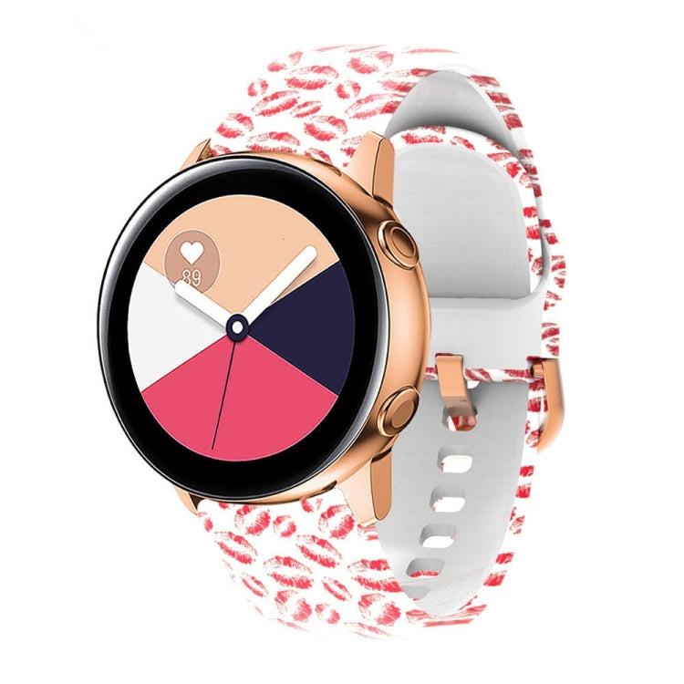 Silicone Printing Replacement Strap Watchband, For Samsung Galaxy Watch 42mm