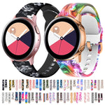 Silicone Printing Replacement Strap Watchband, For Samsung Galaxy Watch 42mm