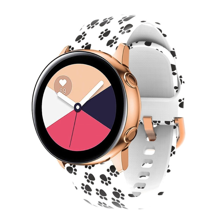 Silicone Printing Replacement Strap Watchband, For Samsung Galaxy Watch 46mm