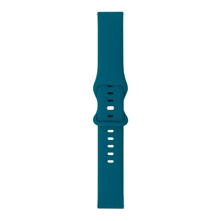 8-buckle Silicone Replacement Strap Watchband, For Huawei Watch GT 2 Pro 46mm, For Honor Magic Watch 2 42mm, For Honor Magic Watch 2 46mm, For Amazfit Pop