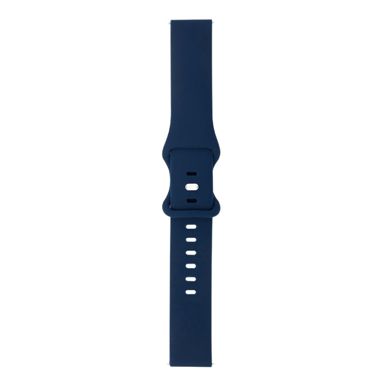 8-buckle Silicone Replacement Strap Watchband, For Huawei Watch GT 2 Pro 46mm, For Honor Magic Watch 2 42mm, For Honor Magic Watch 2 46mm, For Amazfit Pop