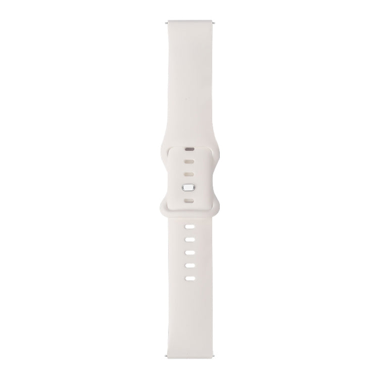 8-buckle Silicone Replacement Strap Watchband, For Huawei Watch GT 2 Pro 46mm, For Honor Magic Watch 2 42mm, For Honor Magic Watch 2 46mm, For Amazfit Pop