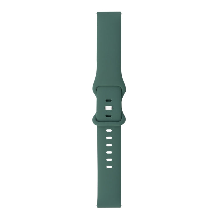 8-buckle Silicone Replacement Strap Watchband, For Huawei Watch GT 2 Pro 46mm, For Honor Magic Watch 2 42mm, For Honor Magic Watch 2 46mm, For Amazfit Pop