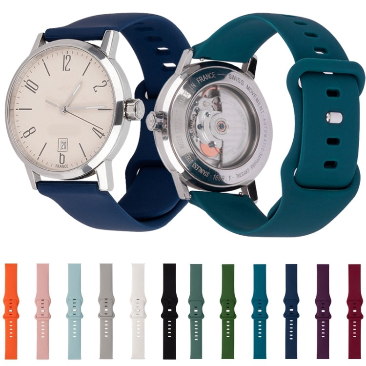 Silikon-Ersatzarmband mit 8 Schnallen, passend für Amazfit Sport Watch / Sport Watch 2S und Garmin Vivoactive 3