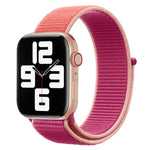 Color Matching Nylon Watchband, For Apple Watch Series 7 41mm / 6 & SE & 5 & 4 40mm / 3 & 2 & 1 38mm, For Apple Watch Series 8&7 41mm / SE 2&6&SE&5&4 40mm / 3&2&1 38mm, For Apple Watch Series 7 45mm / 6 & SE & 5 & 4 44mm / 3 & 2 & 1 42mm               ...