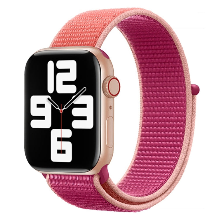 Color Matching Nylon Watchband, For Apple Watch Series 7 41mm / 6 & SE & 5 & 4 40mm / 3 & 2 & 1 38mm, For Apple Watch Series 8&7 41mm / SE 2&6&SE&5&4 40mm / 3&2&1 38mm, For Apple Watch Series 7 45mm / 6 & SE & 5 & 4 44mm / 3 & 2 & 1 42mm               ...