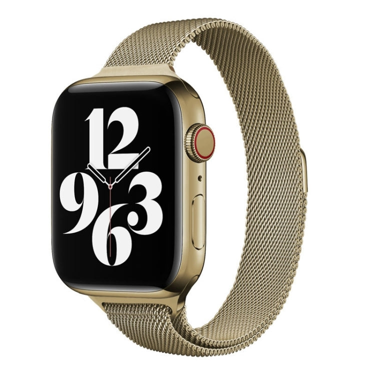 سوار ساعة بديل ميلان لوب باك للخصر الصغير لسلسلة Apple Watch، 7 مقاس 41مم / 6 و SE و 5 و 4 مقاس 40مم / 3 و 2 و 1 مقاس 38مم، 7 مقاس 45مم / 6 و SE و 5 و 4 مقاس 44مم / 3 و 2 و 1 مقاس 42مم