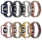 Milan Loopback Small Waist Replacement Watchband For Apple Watch Series, 7 41mm / 6 & SE & 5 & 4 40mm / 3 & 2 & 1 38mm, 7 45mm / 6 & SE & 5 & 4 44mm / 3 & 2 & 1 42mm