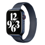 Milan Loopback Small Waist Replacement Watchband For Apple Watch Series, 7 41mm / 6 & SE & 5 & 4 40mm / 3 & 2 & 1 38mm, 7 45mm / 6 & SE & 5 & 4 44mm / 3 & 2 & 1 42mm