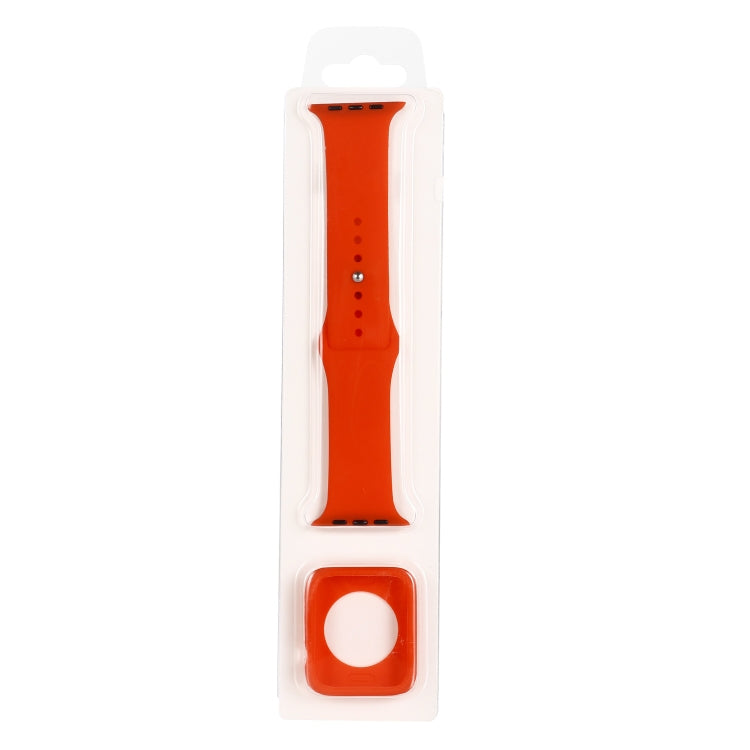 طقم حزام ساعة بديل من السيليكون + غطاء حماية للساعة، لسلسلة Apple Watch 3 & 2 & 1 مقاس 38mm، لسلسلة Apple Watch 3 & 2 & 1 مقاس 42mm
