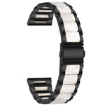 Dreifach-Perlenarmband aus Stahl und Harz, Ersatzarmband für Samsung Smartwatches (20 mm und 22 mm)