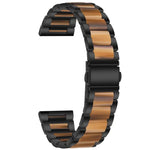 Dreifach-Perlenarmband aus Stahl und Harz, Ersatzarmband für Samsung Smartwatches (20 mm und 22 mm)