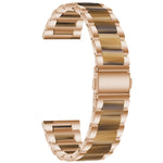 Dreifach-Perlenarmband aus Stahl und Harz, Ersatzarmband für Samsung Smartwatches (20 mm und 22 mm)