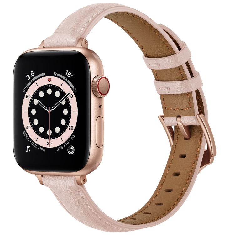 Business Style Leather Replacement Strap Watchband For Apple Watch Series, 7 41mm / 6 & SE & 5 & 4 40mm / 3 & 2 & 1 38mm, 7 45mm / 6 & SE & 5 & 4 44mm / 3 & 2 & 1 42mm
