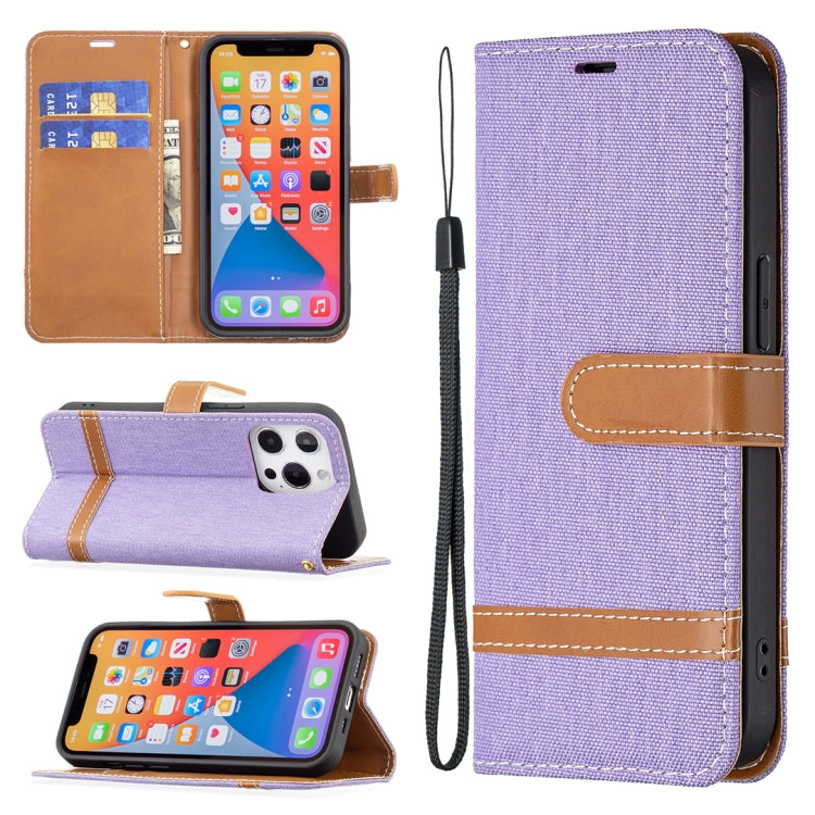 Color Matching Denim Texture Horizontal Flip Leather Case with Holder & Card Slots & Wallet & Lanyard, For iPhone 13 mini, For iPhone 13, For iPhone 13 Pro, For iPhone 13 Pro Max