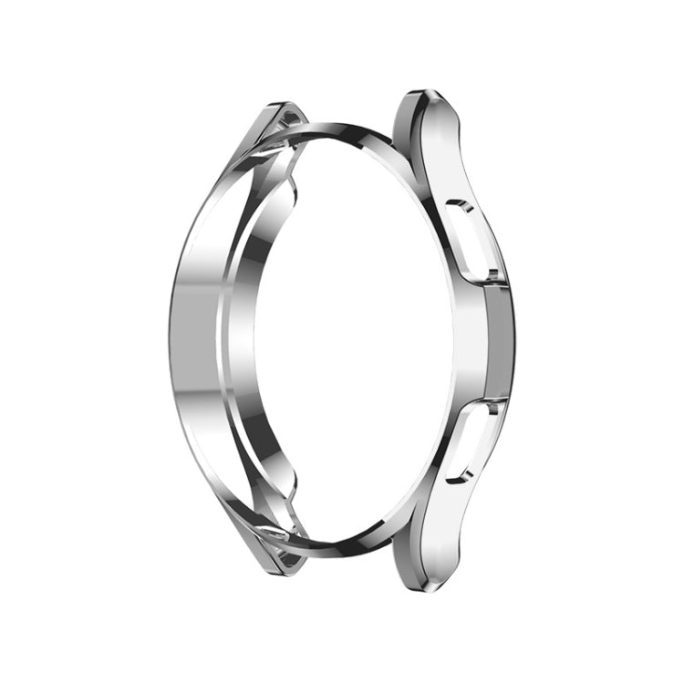 Electroplating Hollow Half-pack TPU Protective Case, For Samsung Galaxy Watch4 Classic 42mm, For Samsung Galaxy Watch4 Classic 46mm