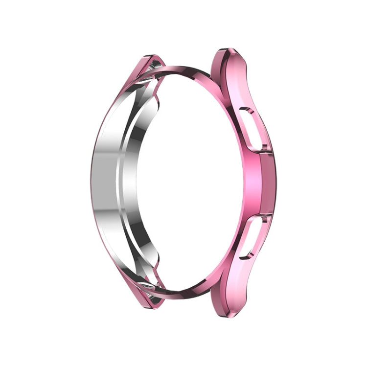 Electroplating Hollow Half-pack TPU Protective Case, For Samsung Galaxy Watch4 Classic 42mm, For Samsung Galaxy Watch4 Classic 46mm