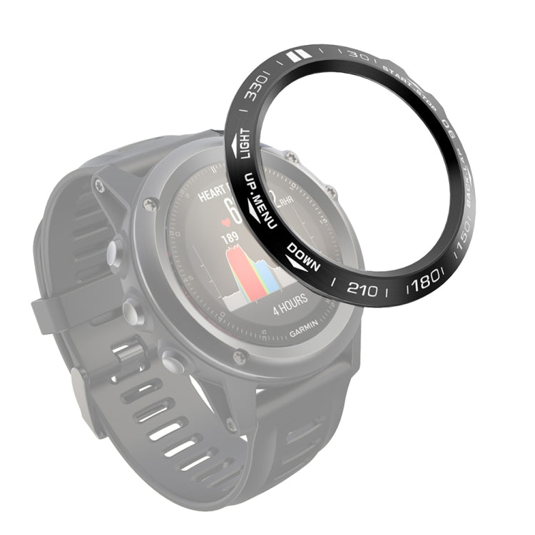 Smart Watch Steel Bezel Ring, B Version, For Garmin Fenix 3/3 HR, For Garmin Fenix 5X/5X Plus, For Garmin Fenix 5, For Garmin Fenix 6/6 Pro/ 6 Sapphire