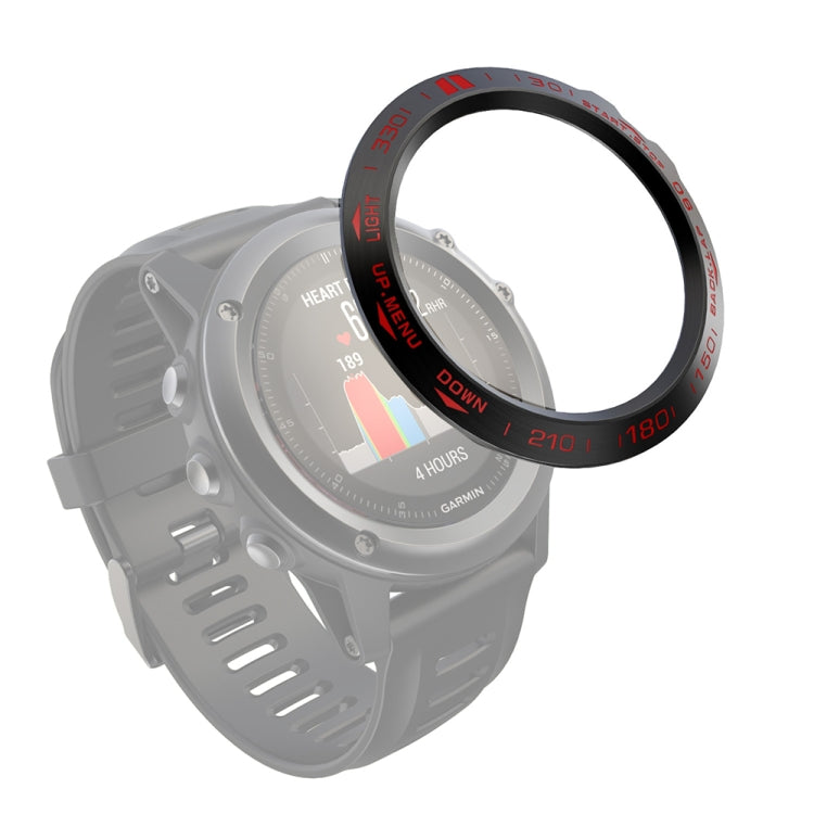 Smart Watch Steel Bezel Ring, B Version, For Garmin Fenix 3/3 HR, For Garmin Fenix 5X/5X Plus, For Garmin Fenix 5, For Garmin Fenix 6/6 Pro/ 6 Sapphire