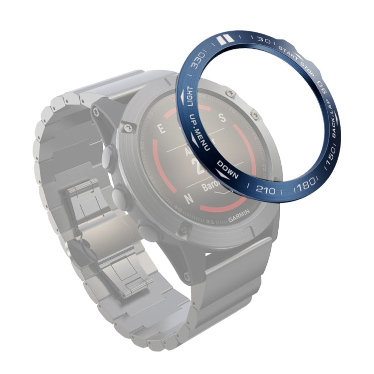 Smart Watch Steel Bezel Ring, B Version, For Garmin Fenix 3/3 HR, For Garmin Fenix 5X/5X Plus, For Garmin Fenix 5, For Garmin Fenix 6/6 Pro/ 6 Sapphire