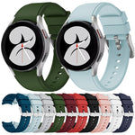 Silicone Replacement Strap Watchband, For Samsung Galaxy Watch4 40mm, For Samsung Galaxy Watch4 44mm, For Samsung Galaxy Watch4 Classic 42mm, For Samsung Galaxy Watch4 Classic 46mm