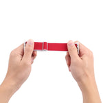 High Elastic Nylon Replacement Watchband For Apple Watch Series, 7 41mm / 6 & SE & 5 & 4 40mm / 3 & 2 & 1 38mm, 7 45mm / 6 & SE & 5 & 4 44mm / 3 & 2 & 1 42mm