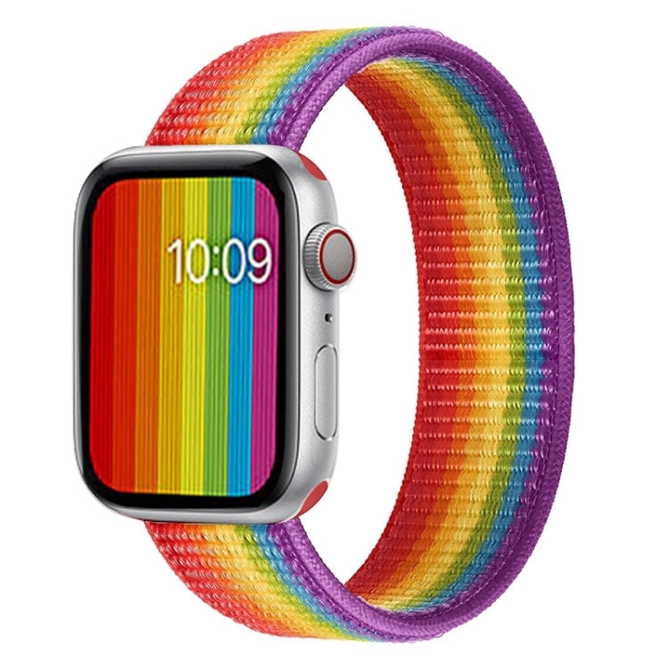 Single Lap Nylon Replacement Watchband, Size: S 135mm For Apple Watch Series 6 & SE & 5 & 4 40mm / 3 & 2 & 1 38mm, S 135mm 40mm / 38mm