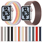 Single Lap Nylon Replacement Watchband, Size: M 155mm For Apple Watch Series 6 & SE & 5 & 4 44mm / 3 & 2 & 1 42mm, M 155mm 44mm / 42mm