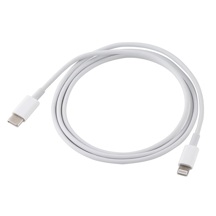 كابل شحن سريع 12 واط 5 فولت/2 أمبير USB-C / Type-C إلى 8 دبابيس PD، طول الكابل: 1 متر، 12 واط 5 فولت/2 أمبير