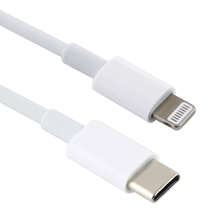 كابل شحن سريع 12 واط 5 فولت/2 أمبير USB-C / Type-C إلى 8 دبابيس PD، طول الكابل: 1 متر، 12 واط 5 فولت/2 أمبير
